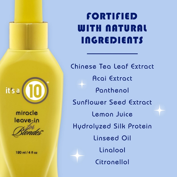 It's a 10 Miracle Leave-In for Blondes 4oz- New ☆Discontinued Formula, Rare, HTF - Picture 2 of 3